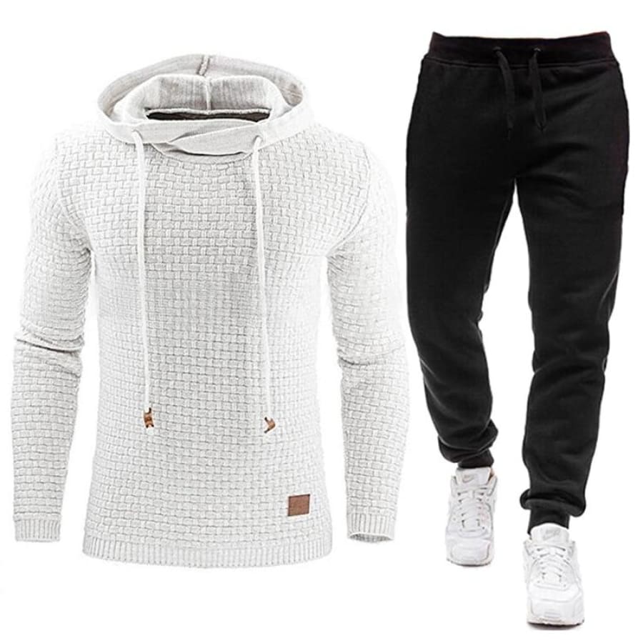 Conjunto de Moletom Casual Masculino