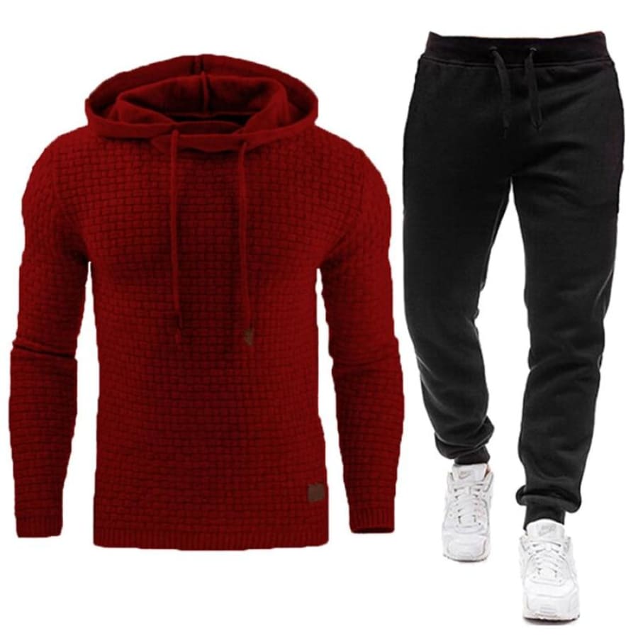 Conjunto de Moletom Casual Masculino