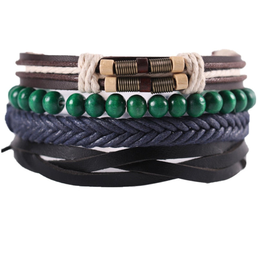 Pulseira Masculina Couro